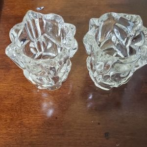 Partylite Votive / tealight holder lead crystal